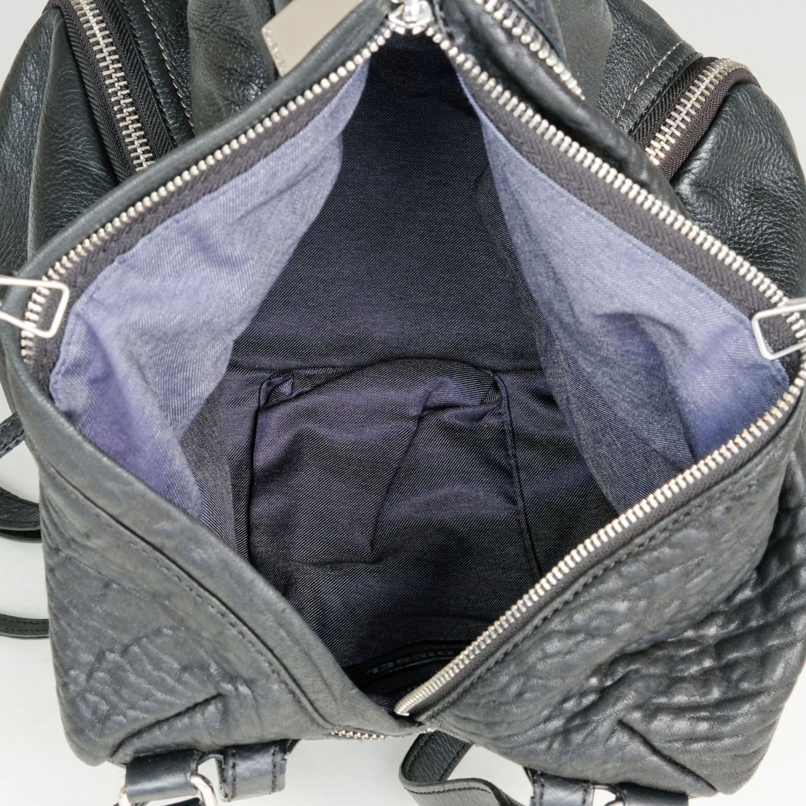 極美品】DIESEL ディーゼル Le Zipper Le Mhonic オールレザー