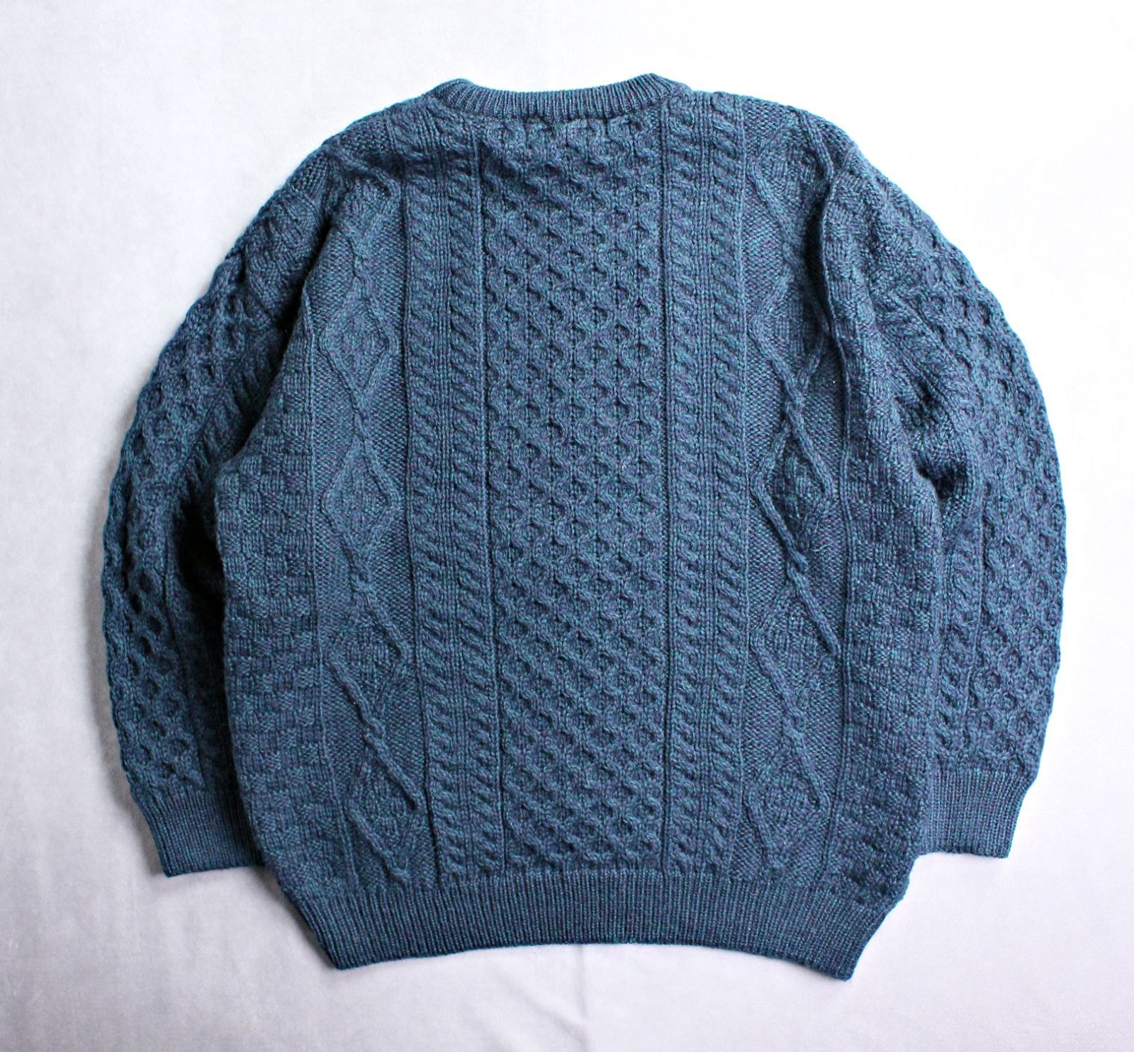 Quill's Woollen Market】アイルランド製 肉厚 ケーブル編み アラン