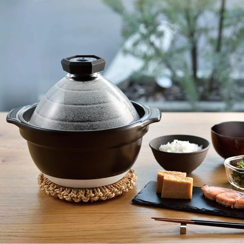 フタがガラスのご飯釜