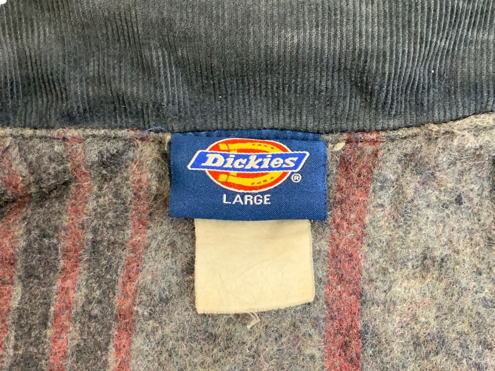 DICKIES (ディッキーズ) デニムカバーオール 裏ブランケット 襟