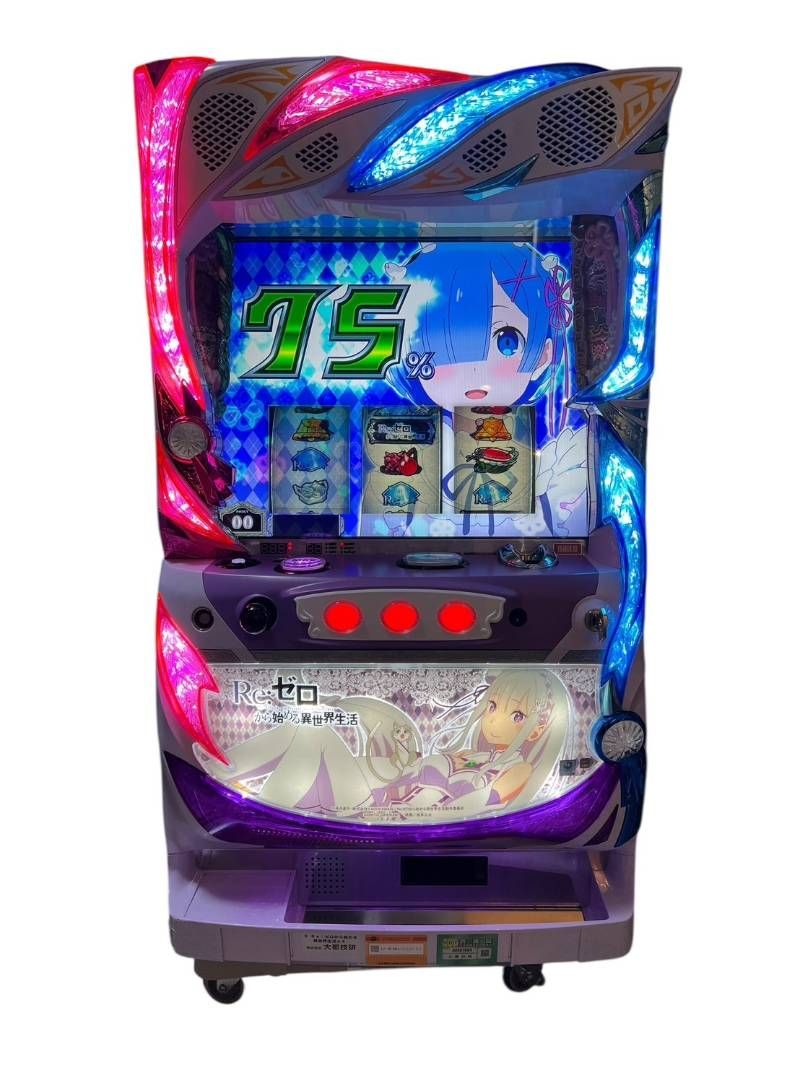 Re ゼロから始める異世界生活 スロット実機 エミリアパネル リゼロ 家スロ