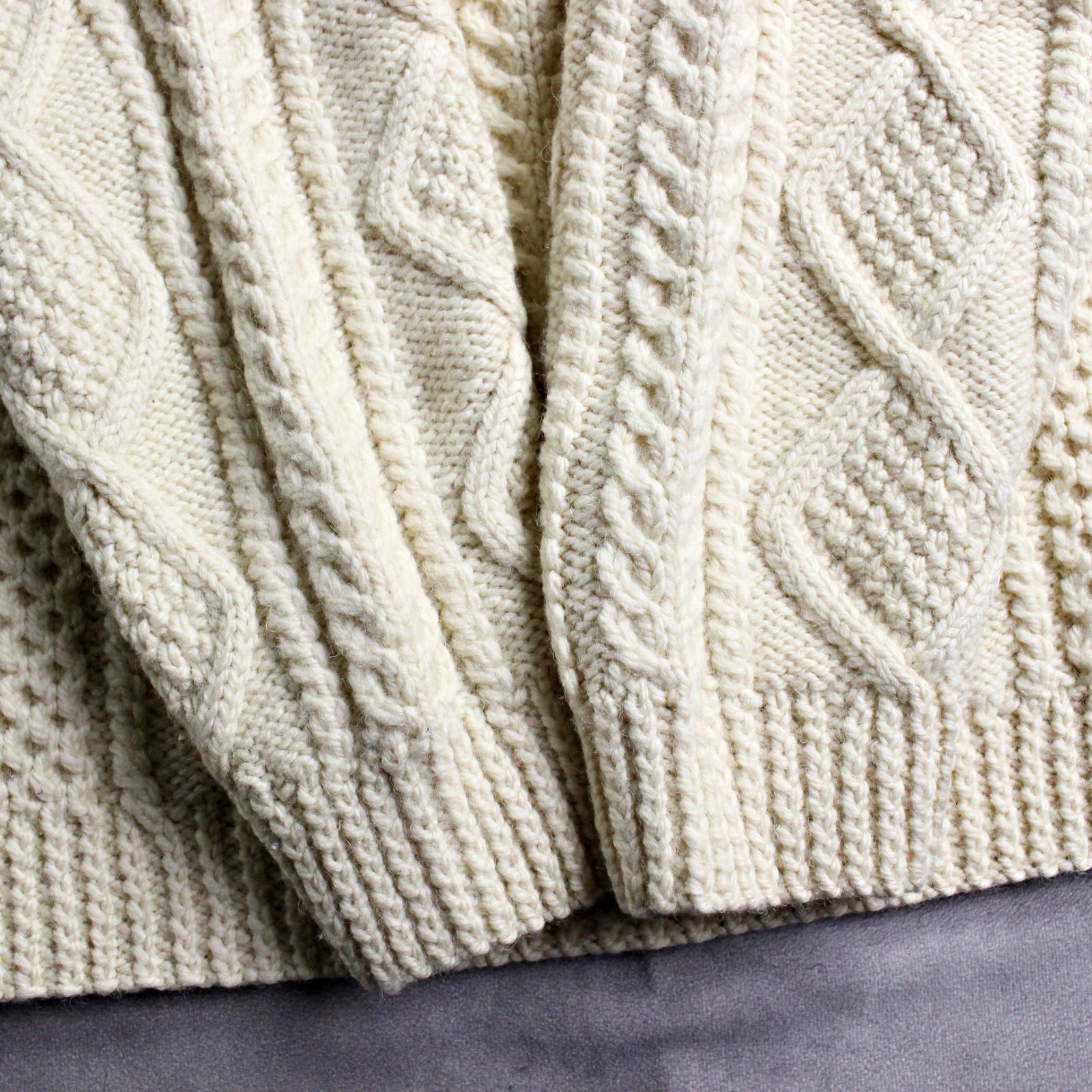 INVERALLAN】インバーアラン スコットランド製 肉厚 茶タグ ハンド