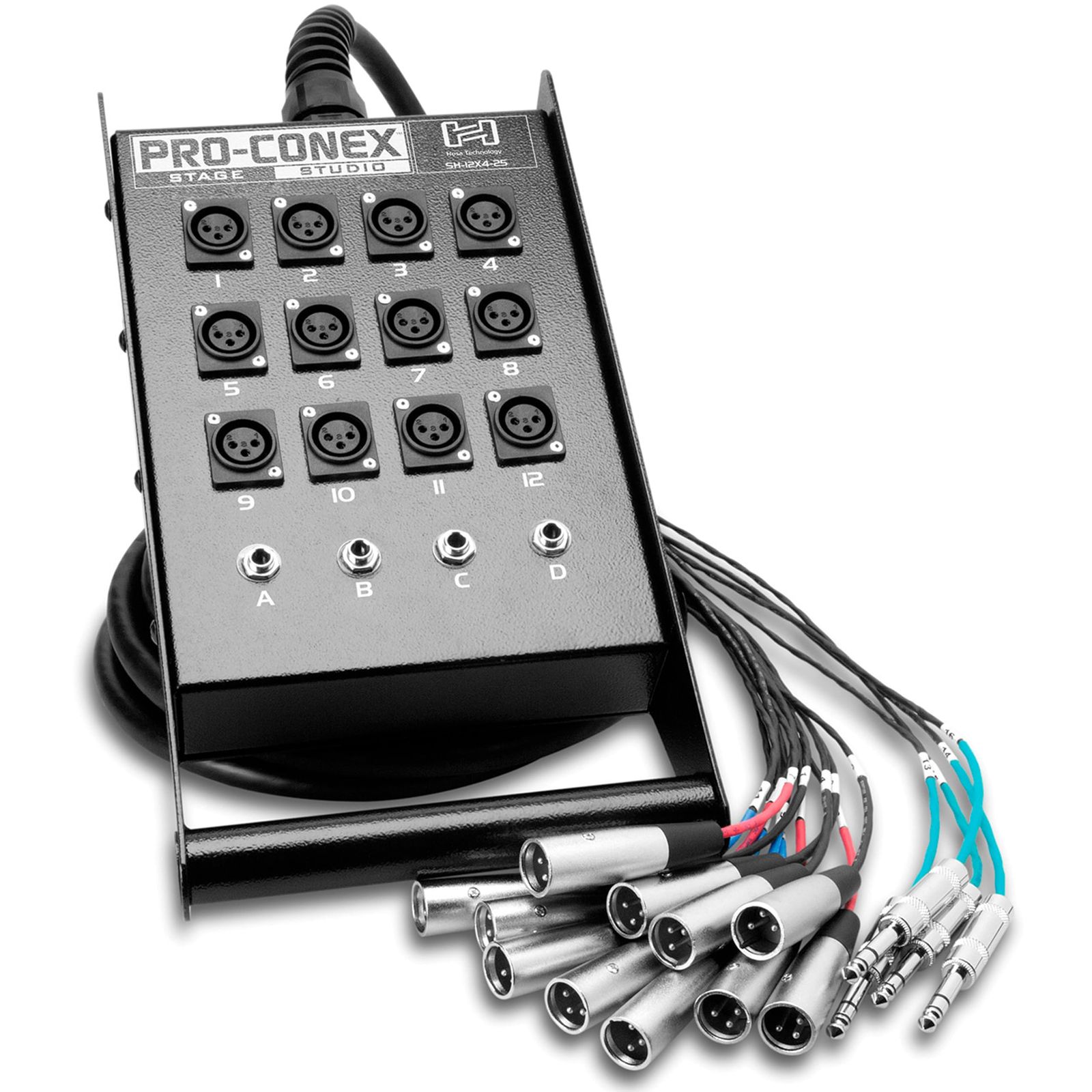 Hosa SH 12 X 4 100 30 m 一体型ライブ用マルチケーブル 品