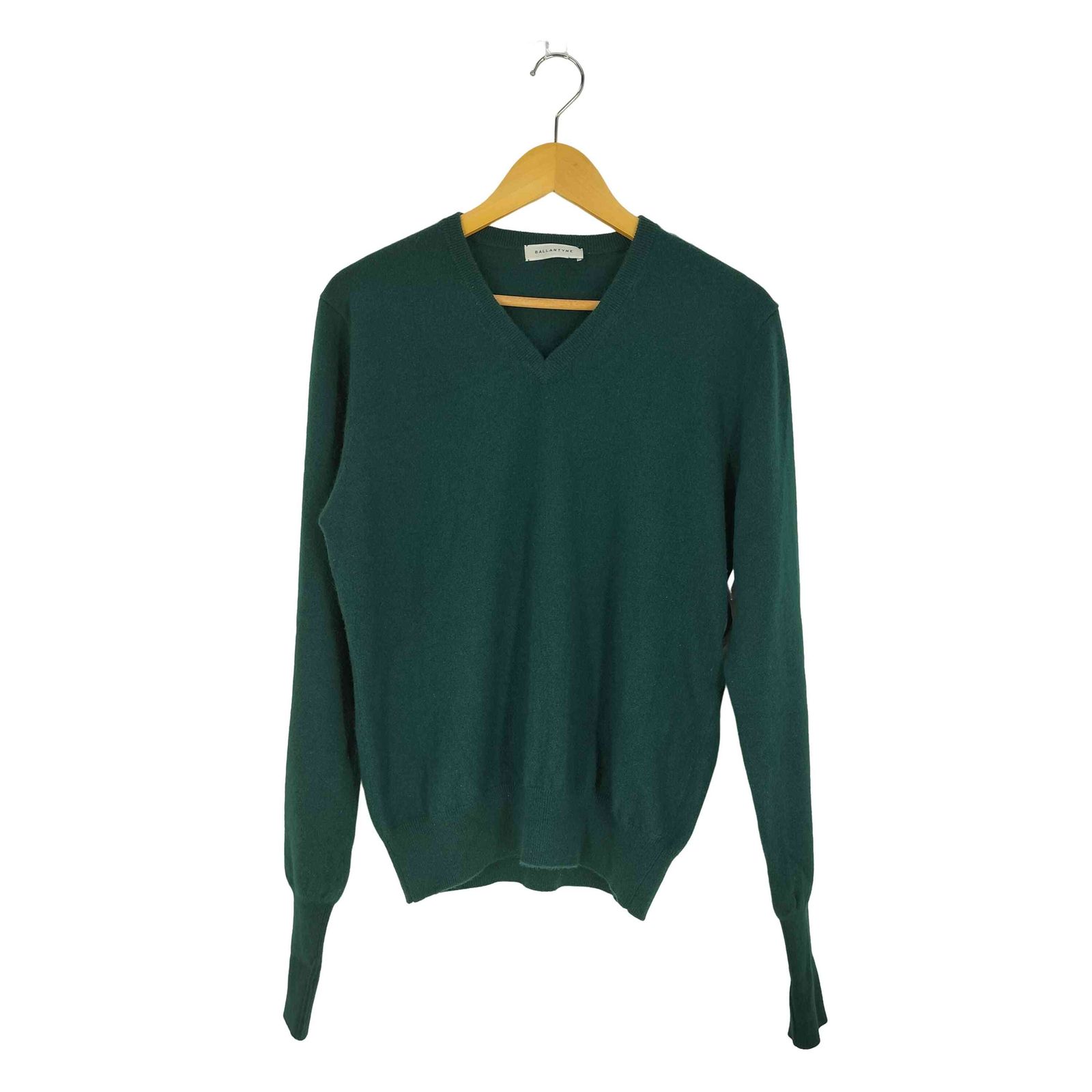 バランタイン BALLANTYNE イタリア製 カシミヤ100％ Vネックニット