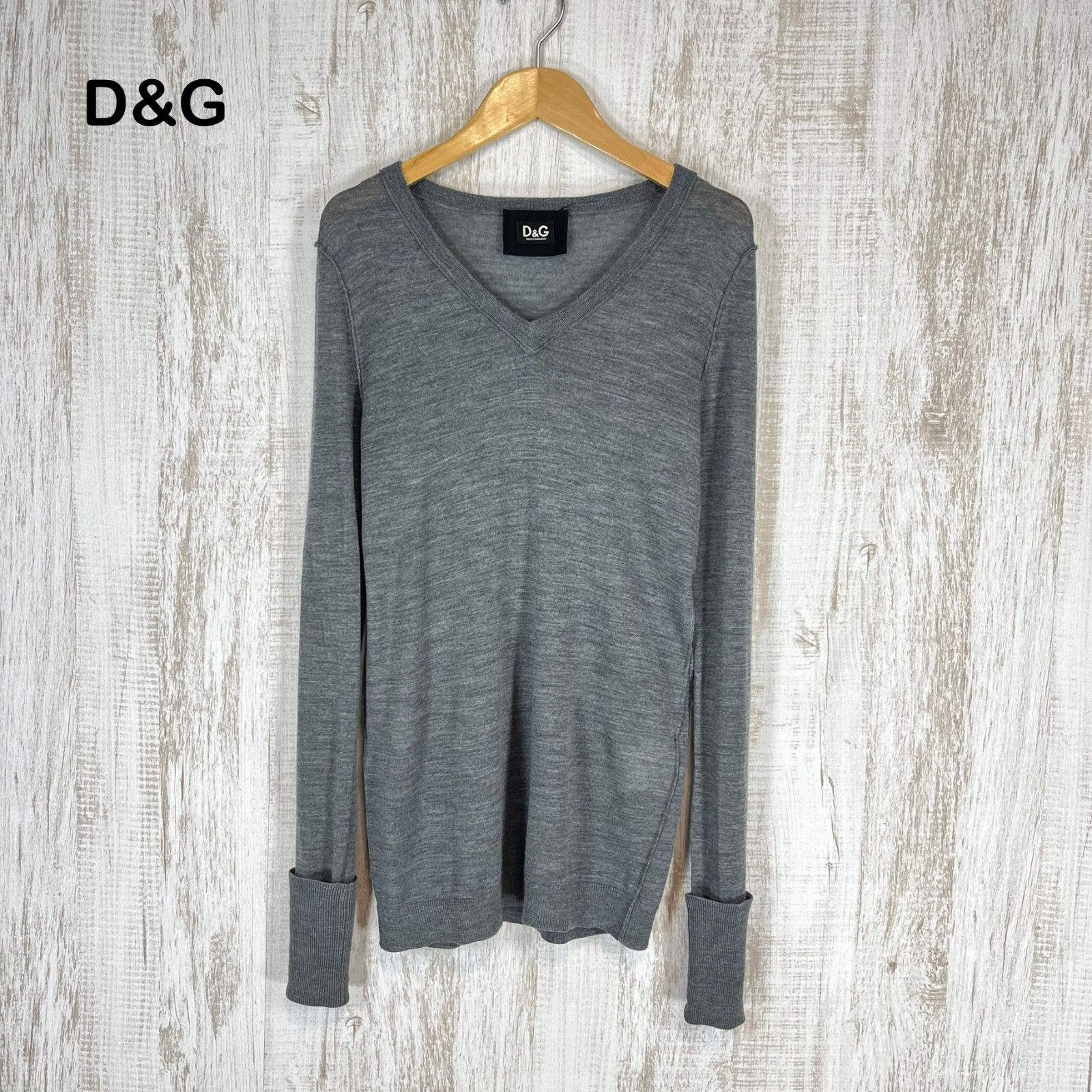 DOLCE&GABBANA ドルチェアンドガッバーナ Vネック ロングスリーブ