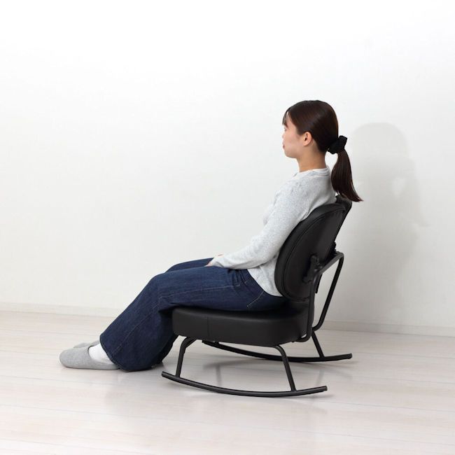 心地良い揺れ ロッキングチェア セパレートタイプ ポケットコイル 合成