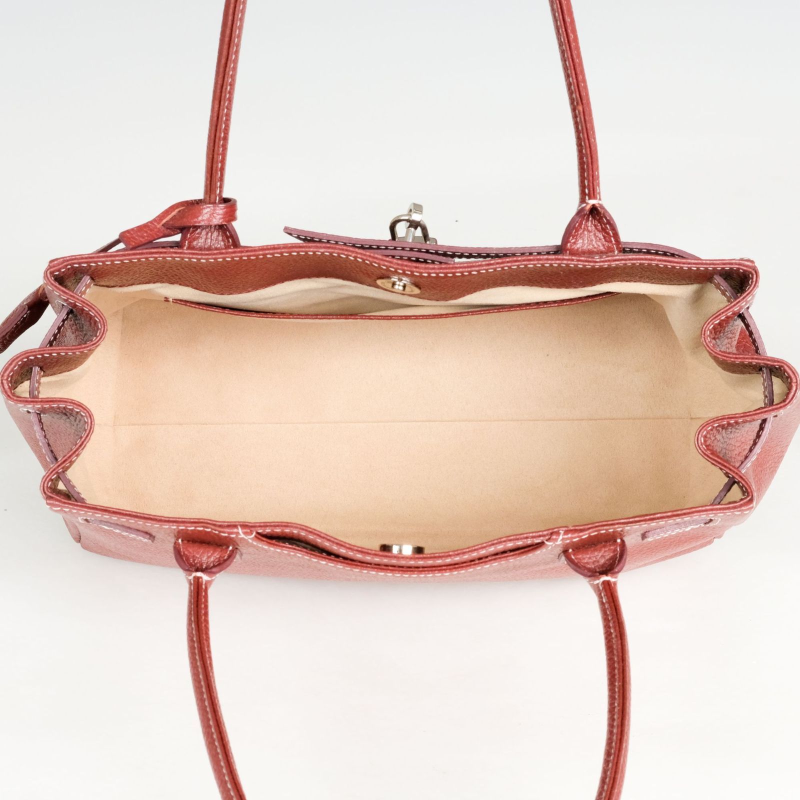 美品】傳濱野 ハマノHAMANO ミーティア トートバッグ ボートバッグ