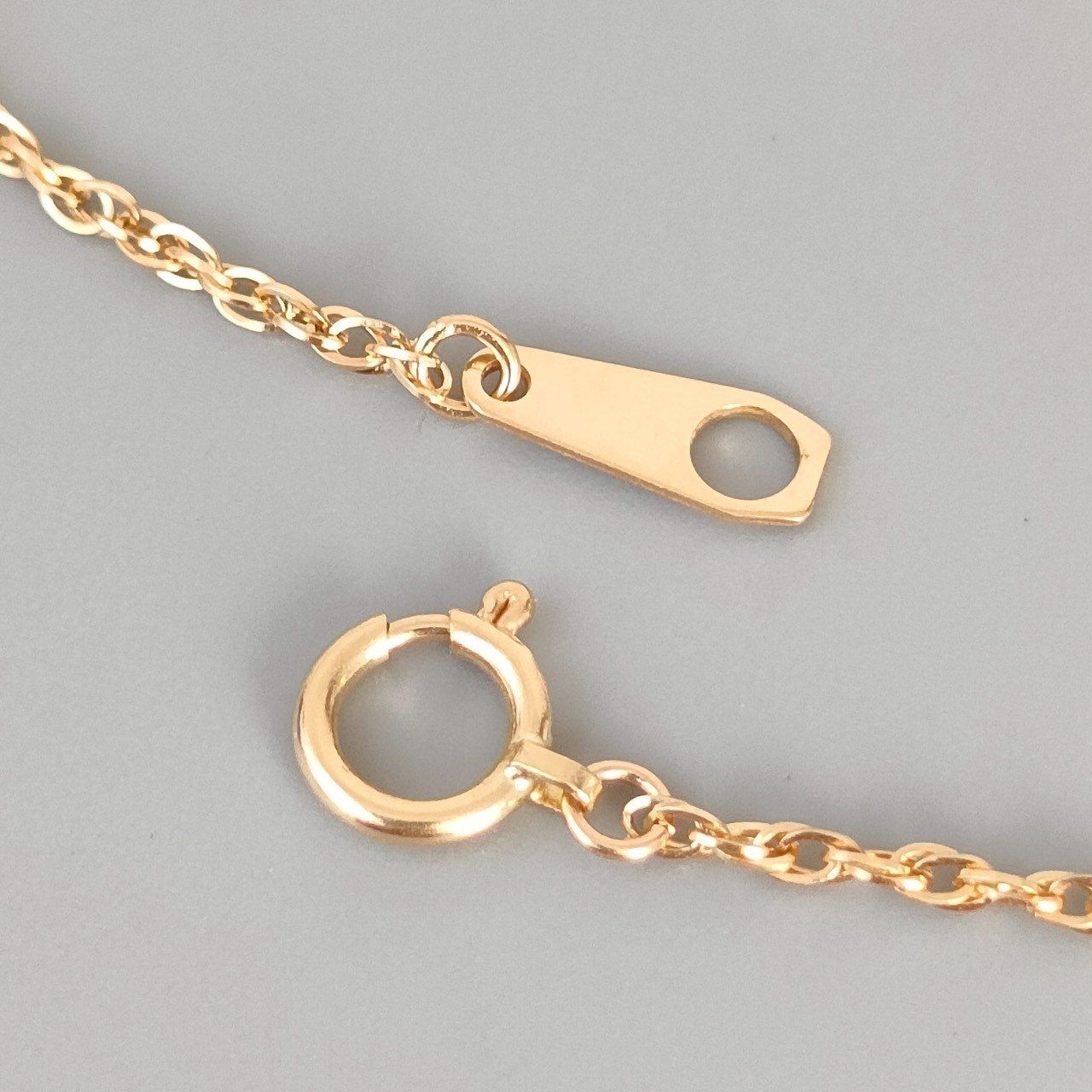 18金 K18 男女兼用 ジュエリーマキ デザインブレス 1.17g 18㎝ D758