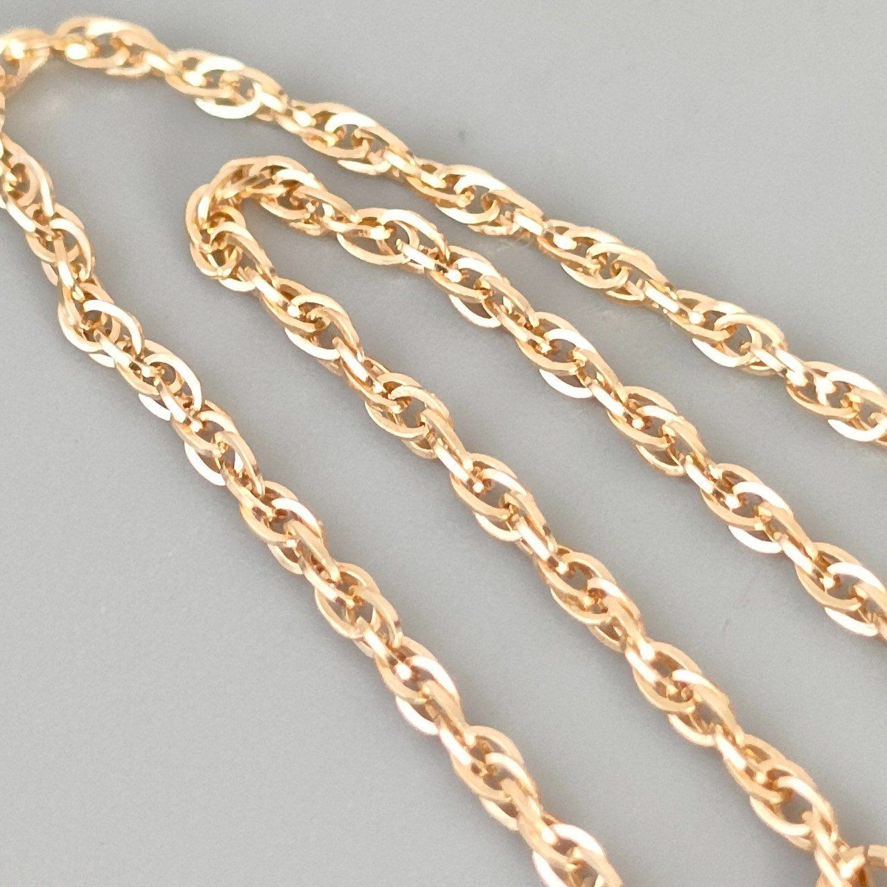 18金 K18 男女兼用 ジュエリーマキ デザインブレス 1.17g 18㎝ D758