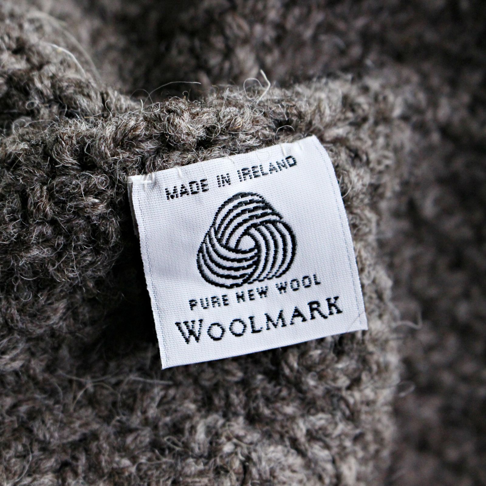 JOHN MOLLOY】アイルランド製 ジョンモロイ 肉厚ケーブル編み アラン