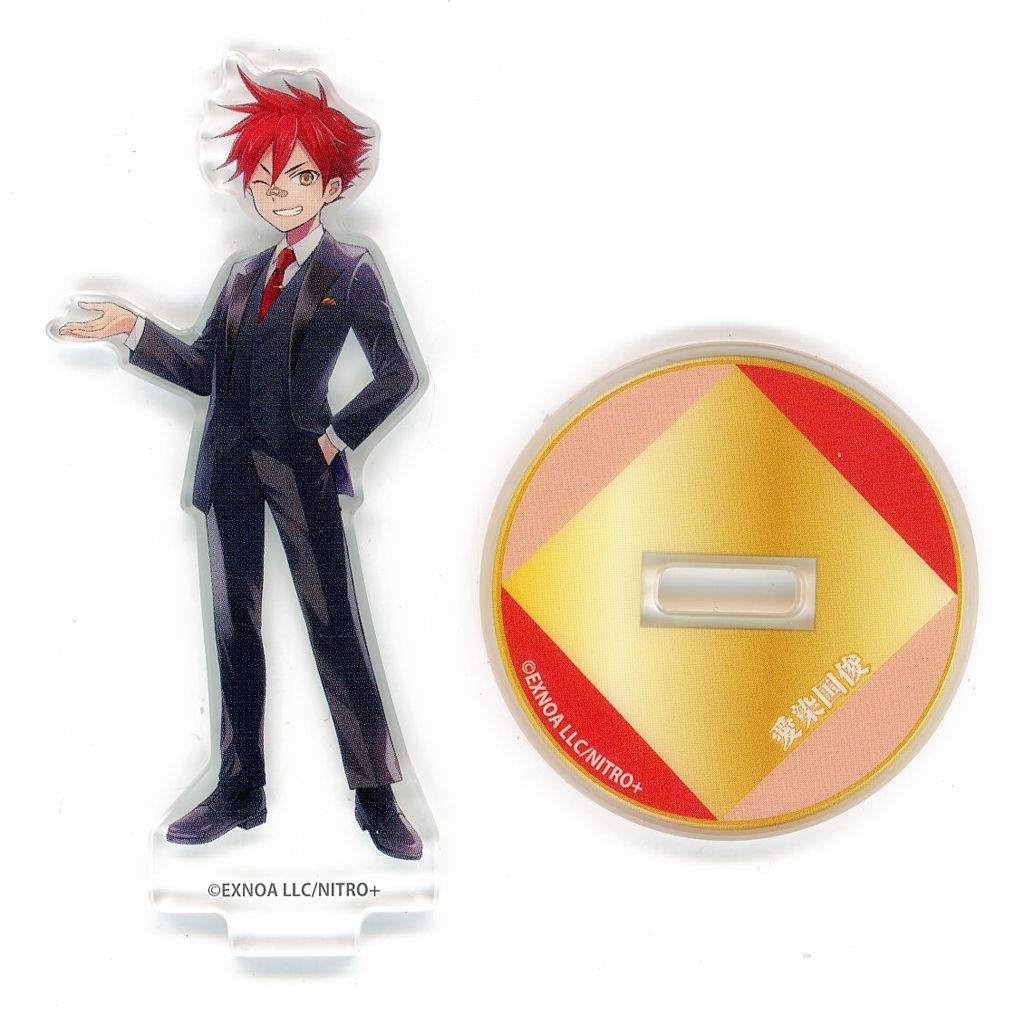 新品★未使用品★刀剣乱舞★本丸博★愛染国俊★花丸★連結アクリルストラップ★内番 中古】アクリルスタンド・アクリルパネル 愛染国俊 「刀剣乱舞-ONLINE