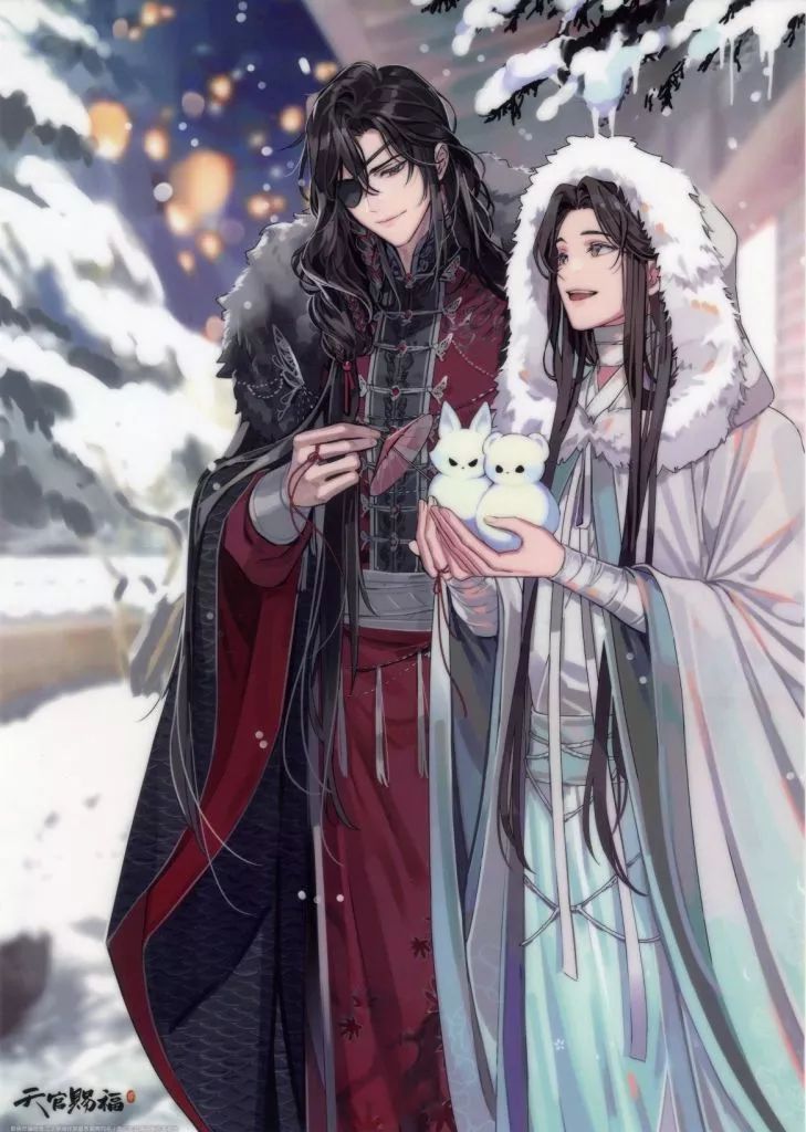 中古】クリアポスター A3クリアポスター 謝憐＆花城 B 「くじ引き堂 天