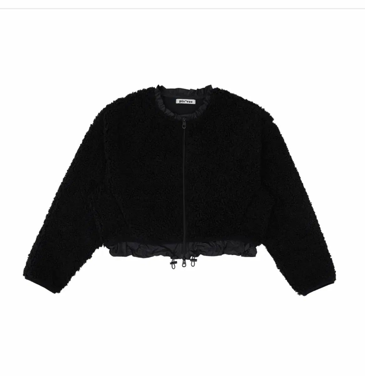 フィブビ ブークレ ジャケット ブラック