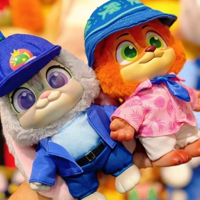 MONISO ズートピア Zootopia 都市住民　ぬいぐるみ　6点入り MONISO ズートピア Zootopia 都市住民シリーズ ぬいぐるみ 6点入り