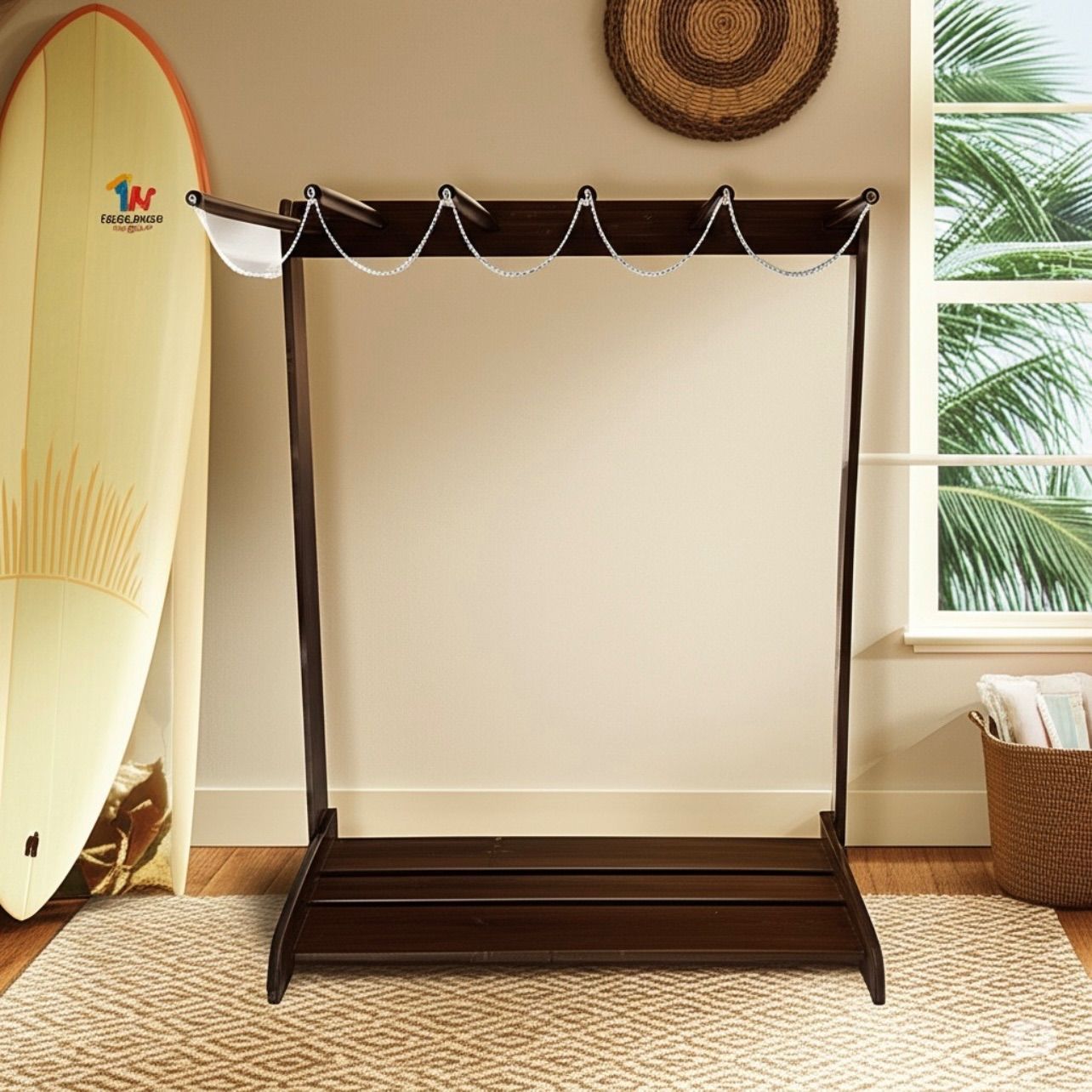 新商品 2本立てサーフボードラック 高さ120 cm 縦置き サーフィン
