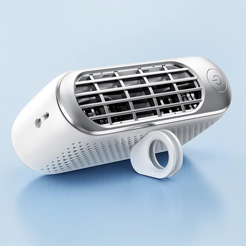 2025最強版 1台4役 DesertWest ハンディファン 手持ち扇風機 羽なし 21時間連続使用可 ハンディ 携帯扇風機 小型 ミニ 20 dB静音 USB Type C 扇風機 卓上 暑さ対策 涼しい 強風 せんぷうき ストラップ付き オフィス アウト