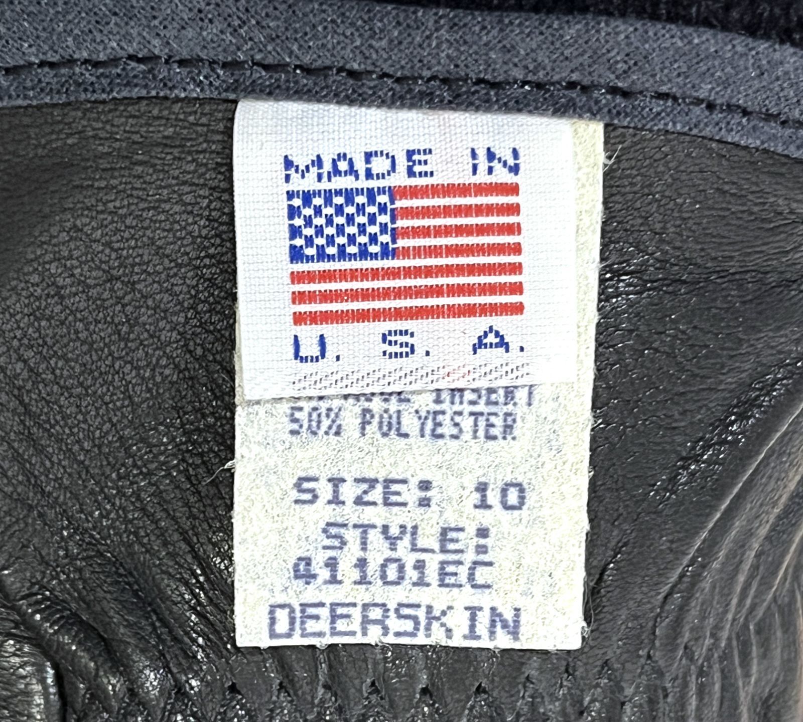 90s USA製 デッドストック BERLIN GLOVE｜ベルリングローブ 天然 鹿革