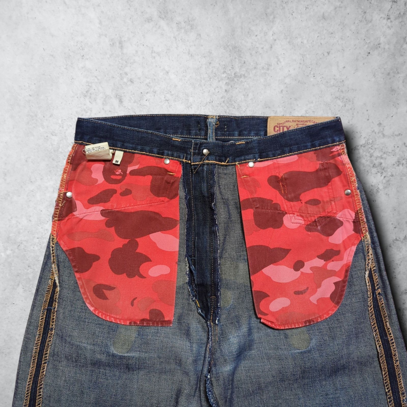 A BATHING APE MILO デニムパンツ ジーンズ 6023 【公式通販】