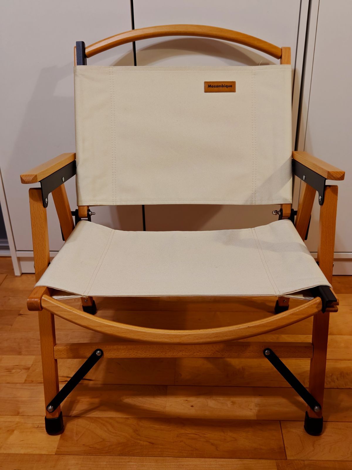 フォールディングウッドチェア ベージュ