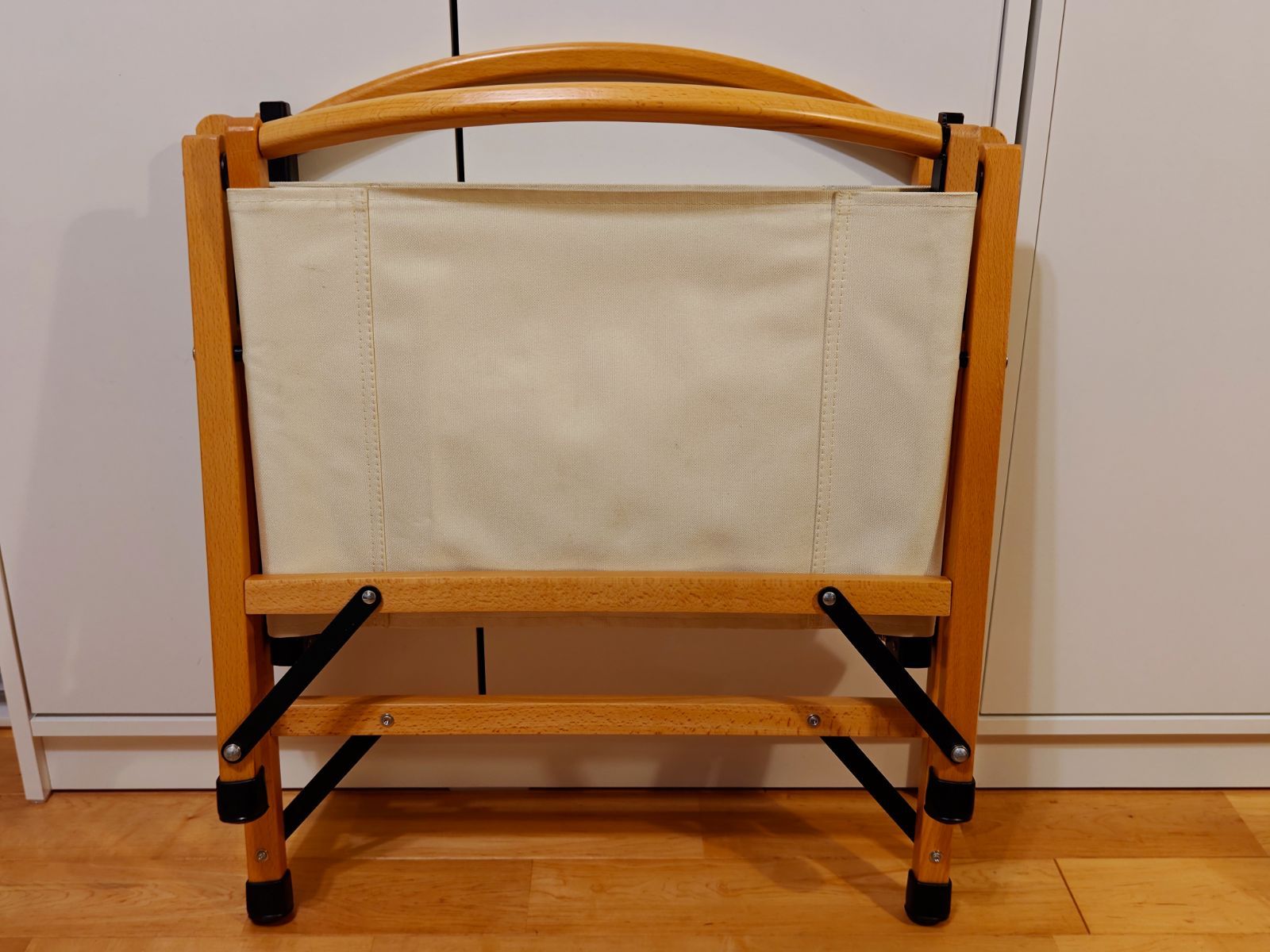 フォールディングウッドチェア ベージュ