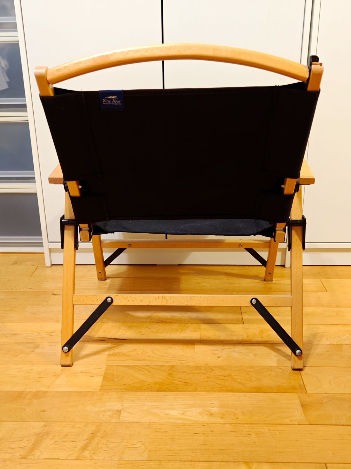フォールディングウッドチェア ブラック