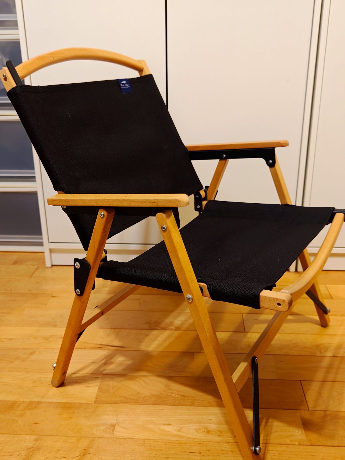 フォールディングウッドチェア　ブラック Amazon.co.jp: BlackishGear キャンプチェア ブラックウッドチェア