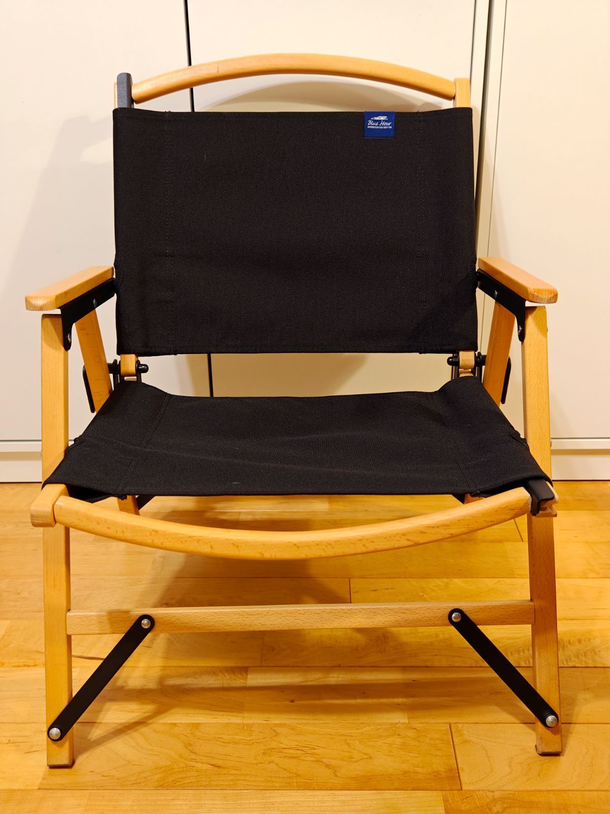 フォールディングウッドチェア（ブラック） - メルカリ