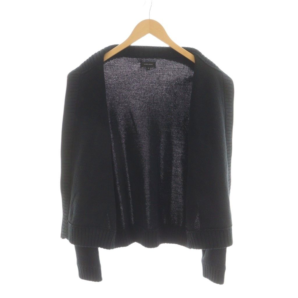 ジョセフオム JOSEPH HOMME ニットジャケット レザー切替 ジップアップ