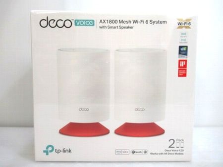 TP-Link メッシュ WiFi 6 無線LANルーター Deco Voice X 20 2ユニットセット