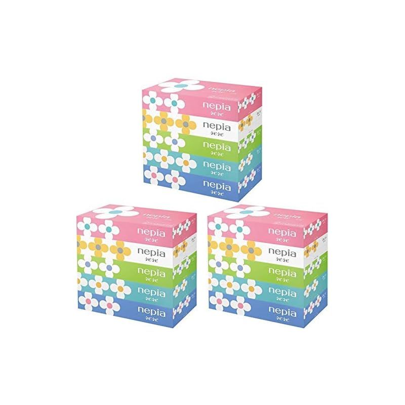 ネピア ティッシュ ネピネピメイト 300枚(150組) × 3ボックスセット