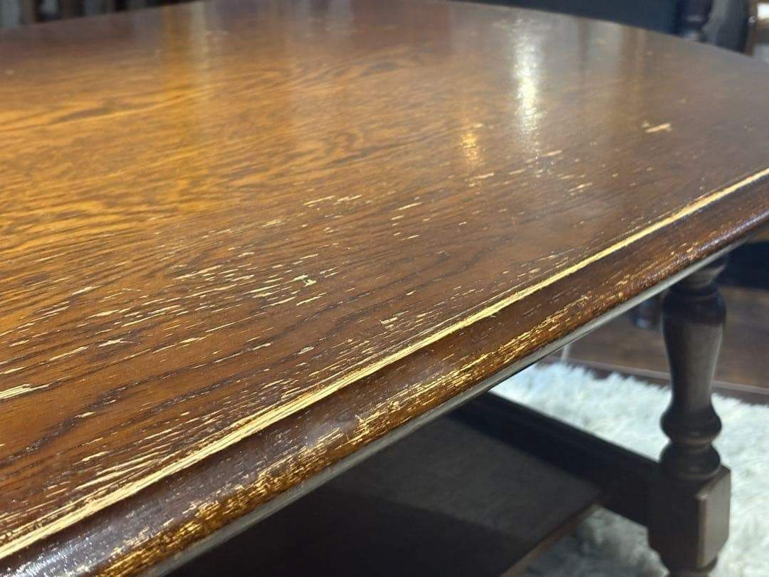 飛騨産業 キツツキマーク ローテーブル センターテーブル アンティーク