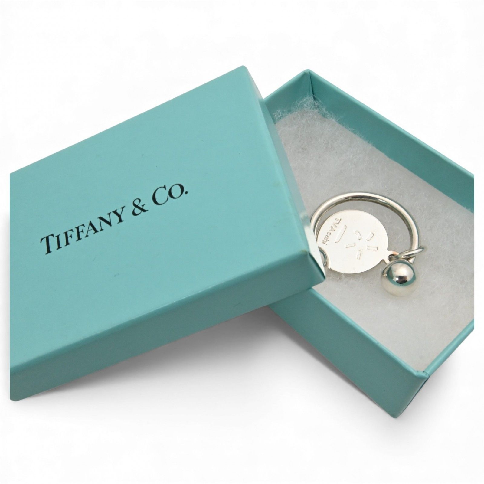 ティファニー シルバー キーリング テレビ朝日コラボ Aランク ti3304fe