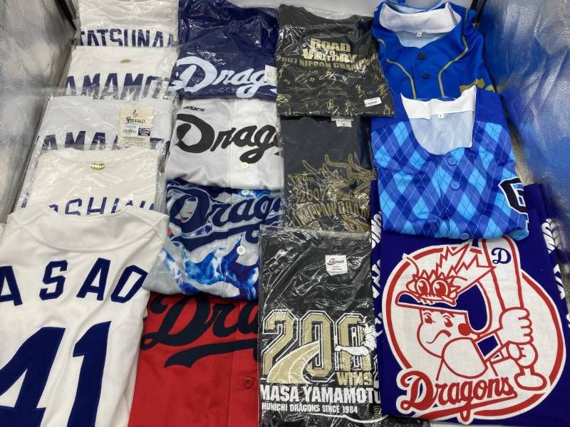 まとめ 中日ドラゴンズ ユニフォーム Tシャツ 法被 15点 浅尾 立浪 星野 山本昌 asics プロ野球 応援 記念