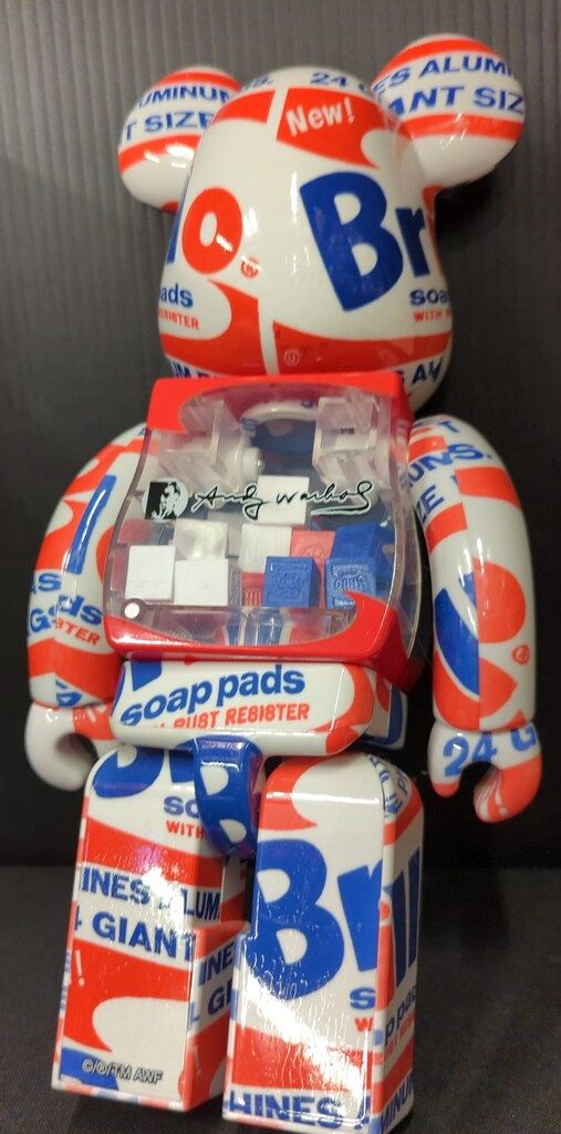 BE RBRICK ANDY WARHOL Brillo 400 100 限定フィギュア キューブリック ベアブリック 