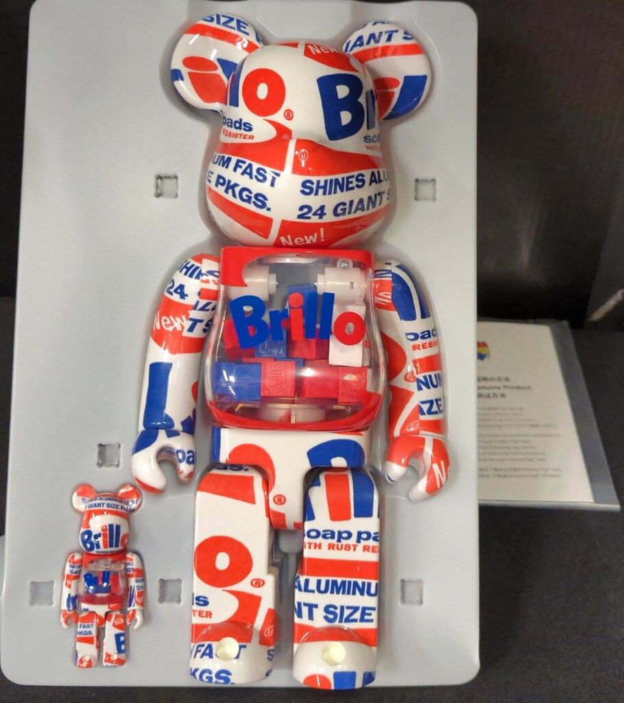 MEDICOMTOY BE@RBRICK ANDY WARHOL Brillo 100%&400% 100&400% - メルカリ