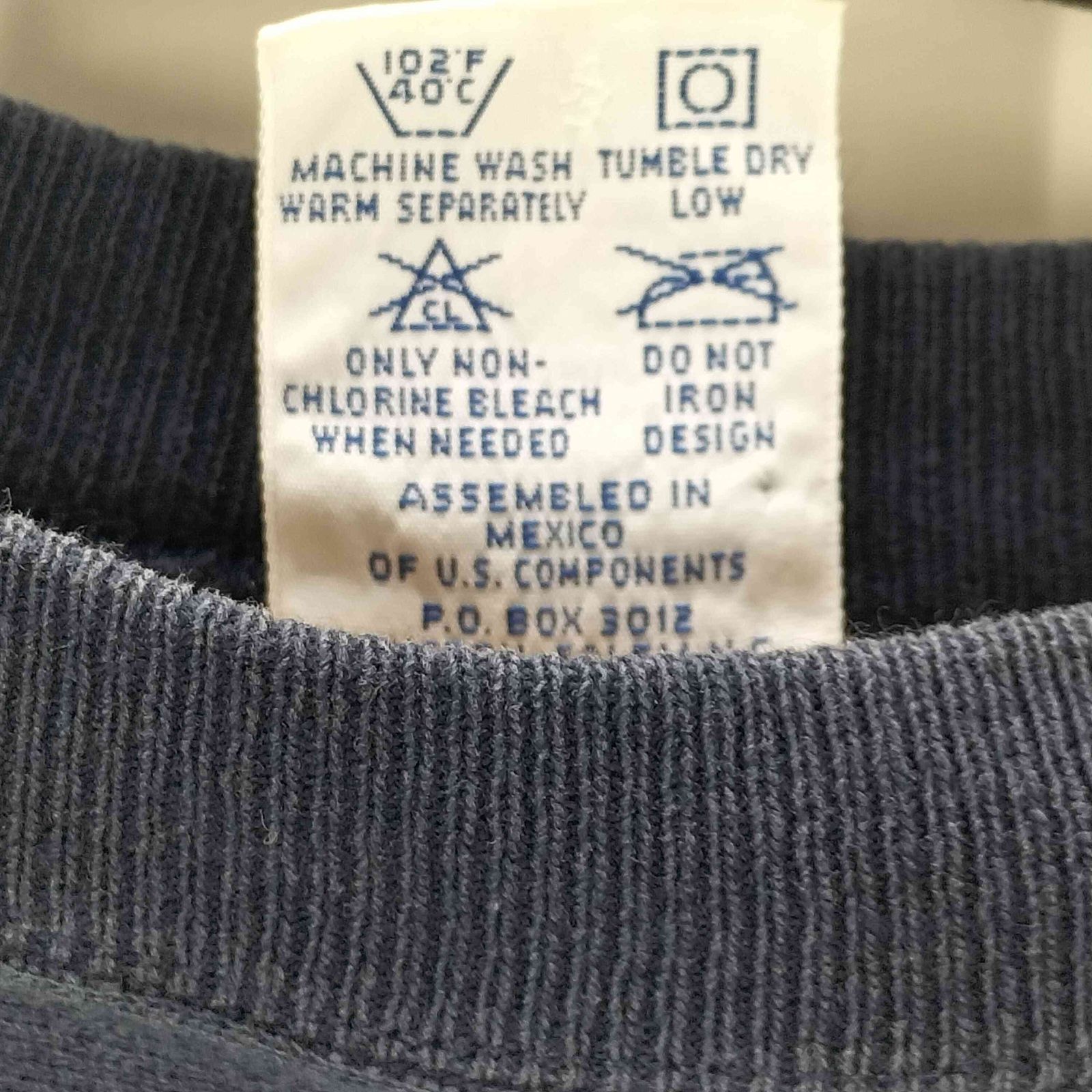 90s Champion DUKE 染み込み リバースウィーブ刺繍タグ チャンピオン Champion 90S 刺繍タグ メキシコ製 REVERSE WEAVE