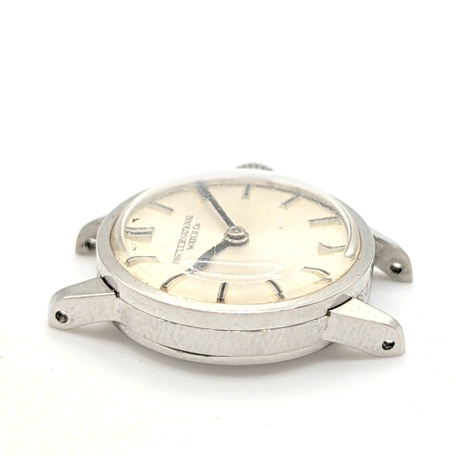 IWC International Watch Co. Watch Hand-winding Silver Round Y2K 