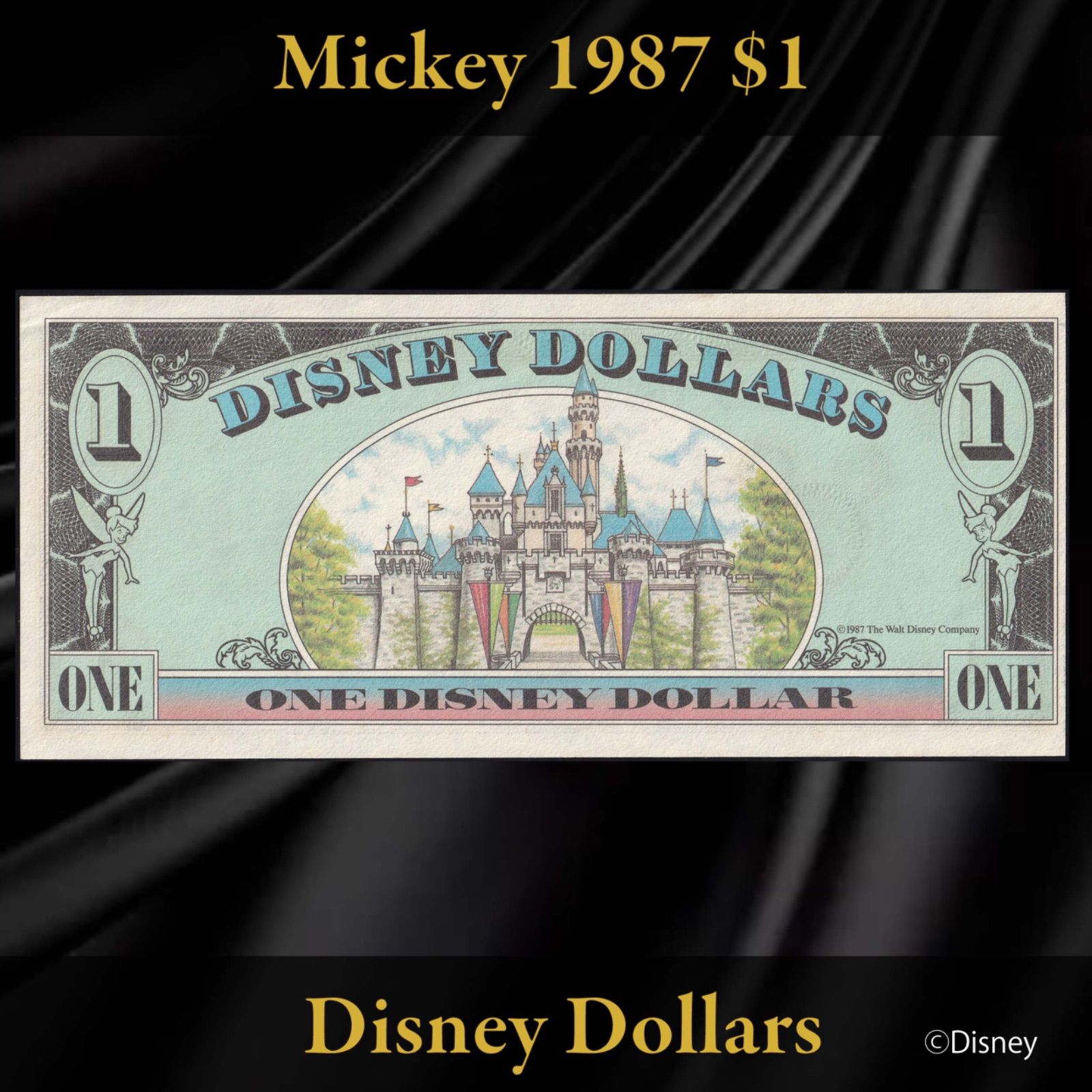 ディズニーダラー 1987年 1ドル ミッキー シリーズAA R-2 - メルカリ