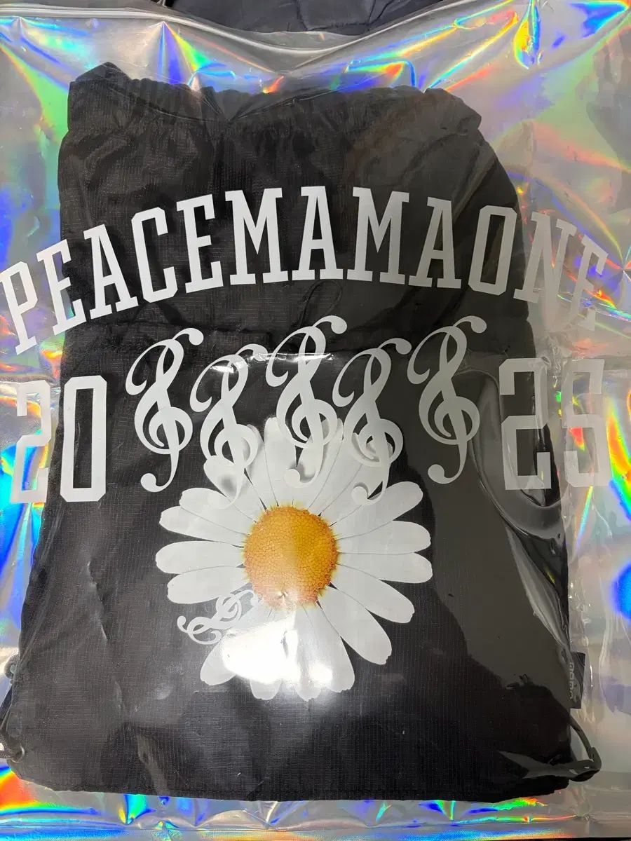 新品PEACEMINUSONE x 2025 MAMA Awards ジムサック PEACEMINUSONE x 2025 MAMA Awards】Gym Sack Black (peaceminusone