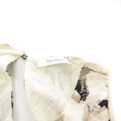 マックスマーラ MAX MARA 白タグ ドレス ノースリーブワンピース