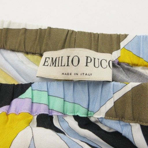 エミリオプッチ EMILIO PUCCI プッチ柄 フレアスカート 総柄 ロング 38