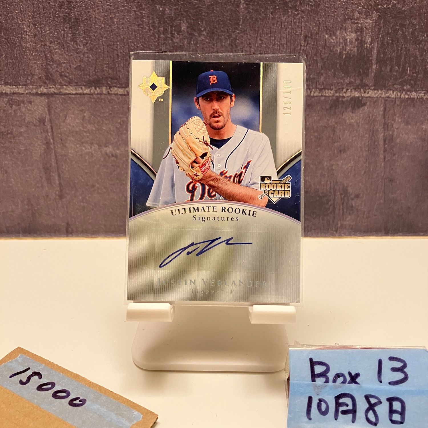 2006 Upper Deck Ultimate Collection Justin Verlander 125 180 直筆サインカード Detroit Tigers RC ルーキー Rookie カード