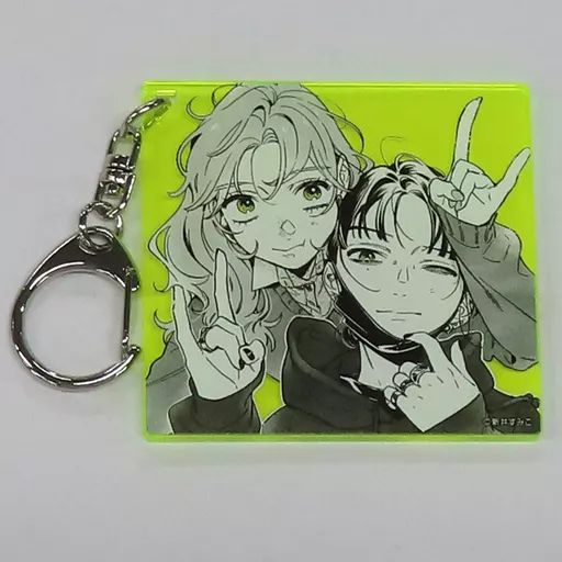 中古】キーホルダー 大沢綾＆古賀美月(メロイックサイン) 「気になっ