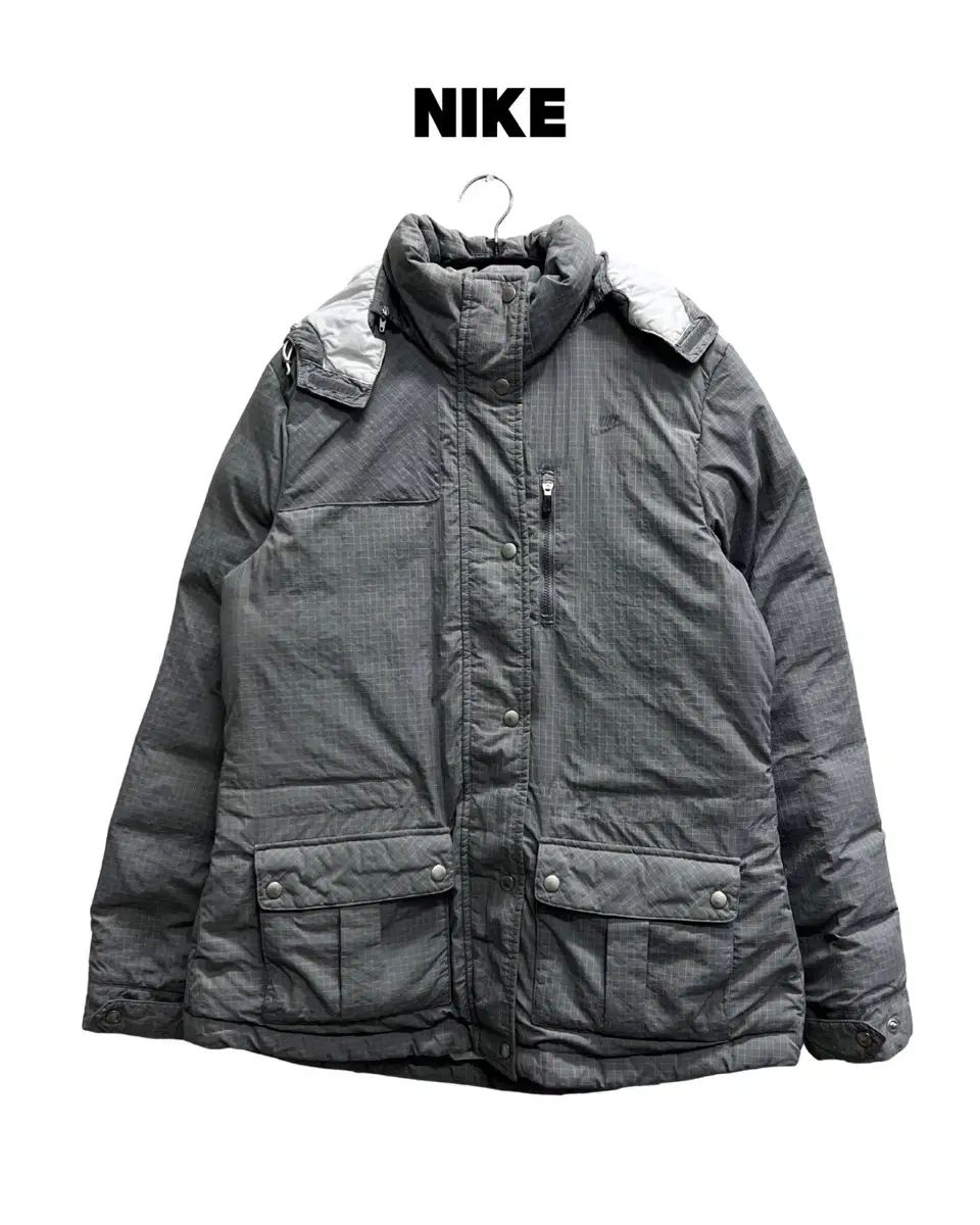 NIKE ダウン グレー NIKE ナイキ ダウンジャケット フーディー グレー 