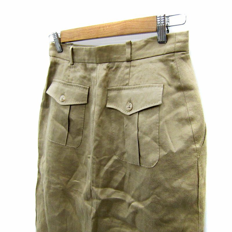 マックスマーラ MAX MARA タイトスカート ロング丈 無地 スリット