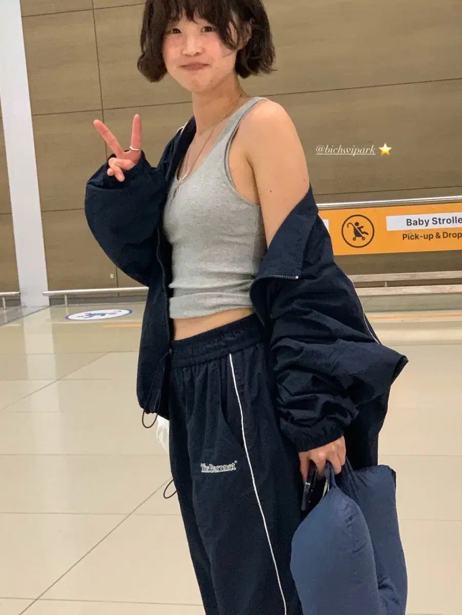 ザ バーネット クラウディ WIND AND WISH セットアップ ネイビー