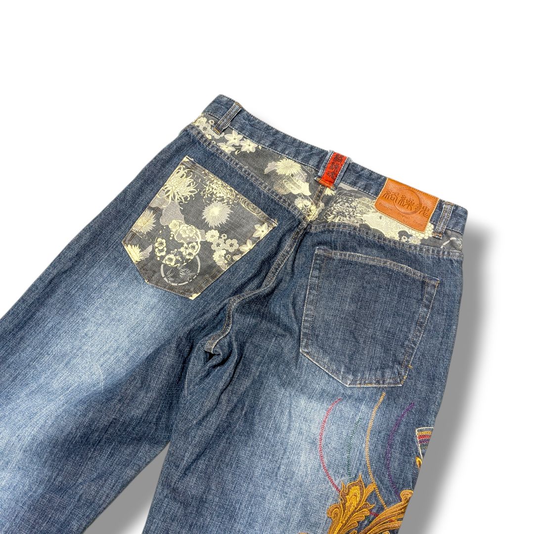 希少XLサイズ】絡繰魂 カラクリダマシイ 和柄 鳳凰 不死鳥