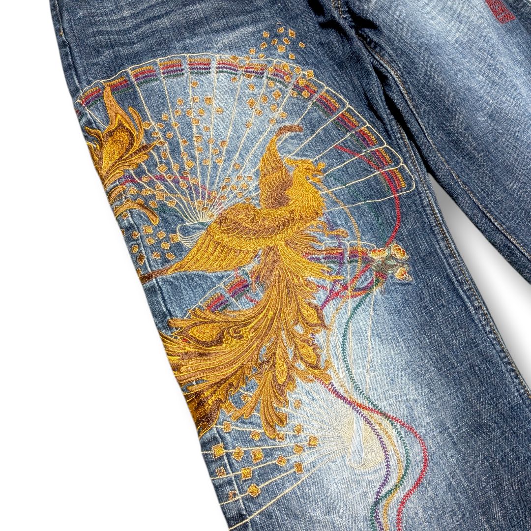 希少XLサイズ】絡繰魂 カラクリダマシイ 和柄 鳳凰 不死鳥