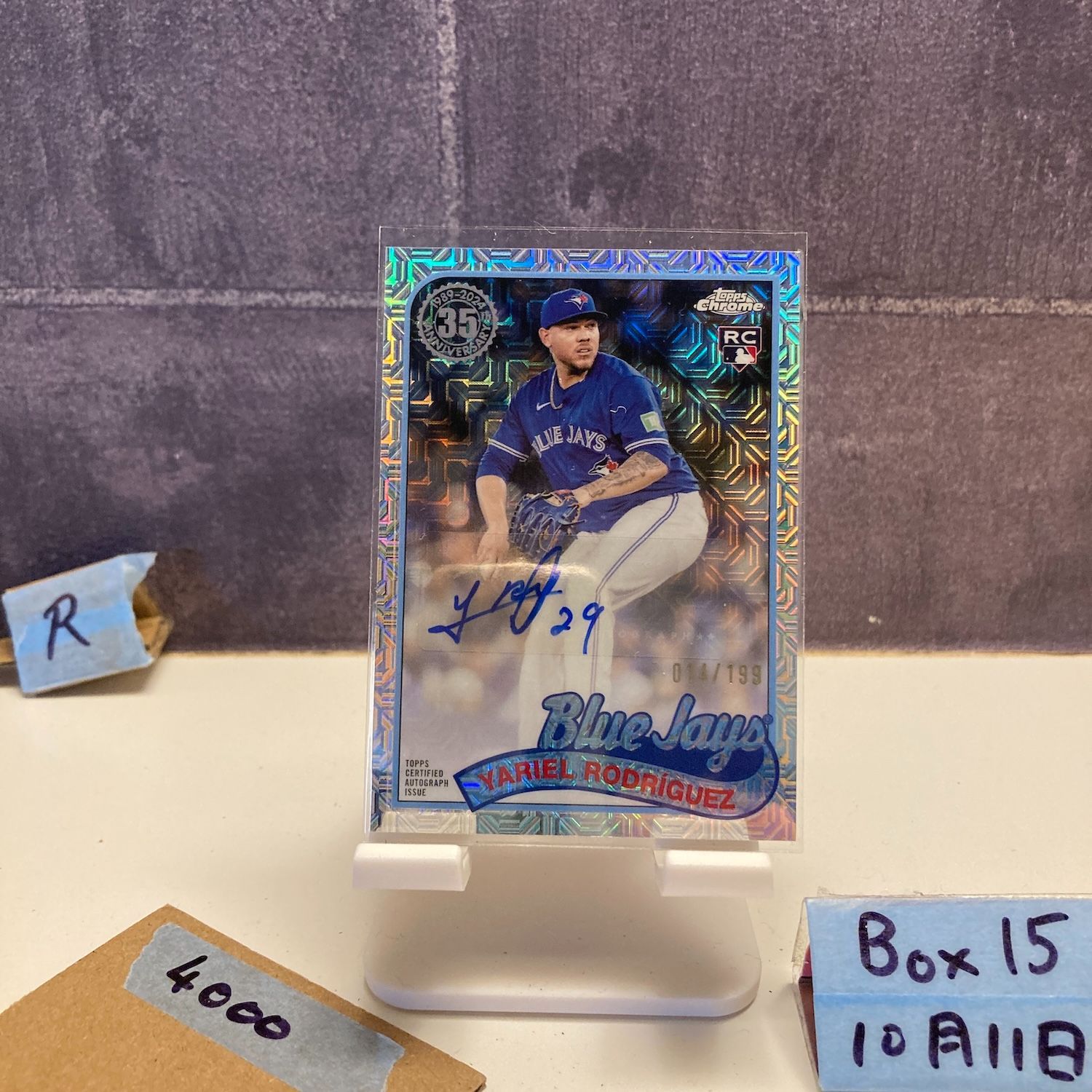 2023 Topps Chrome Yariel Rodriguez 014/199 直筆サインカード