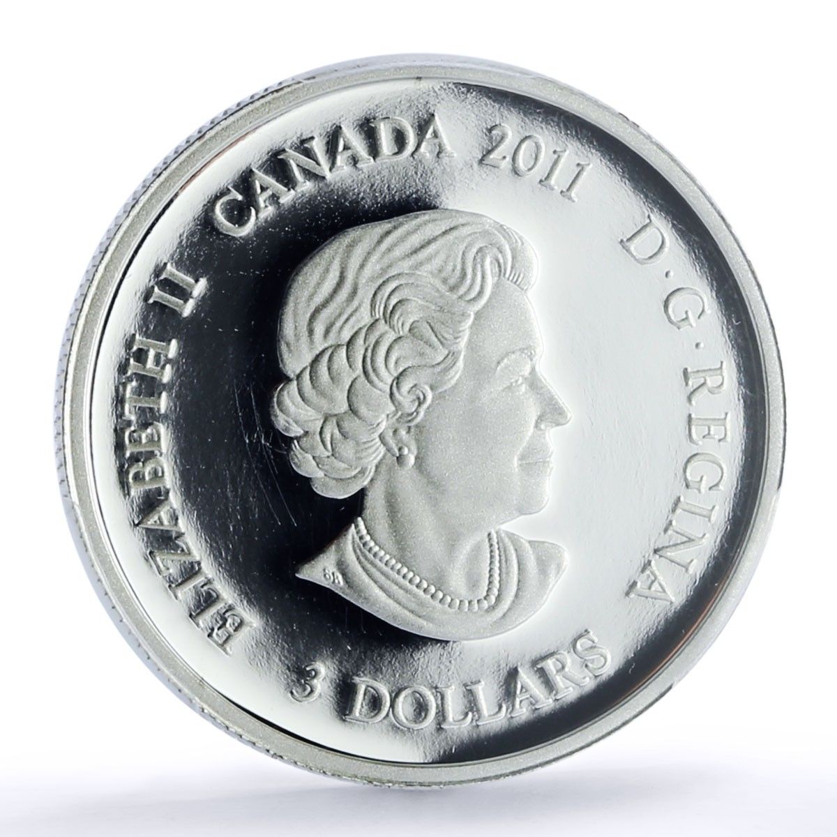 カナダ 3ドル 4月 ダイヤモンド誕生記念 PR 70 PCGS 銀貨 2011年